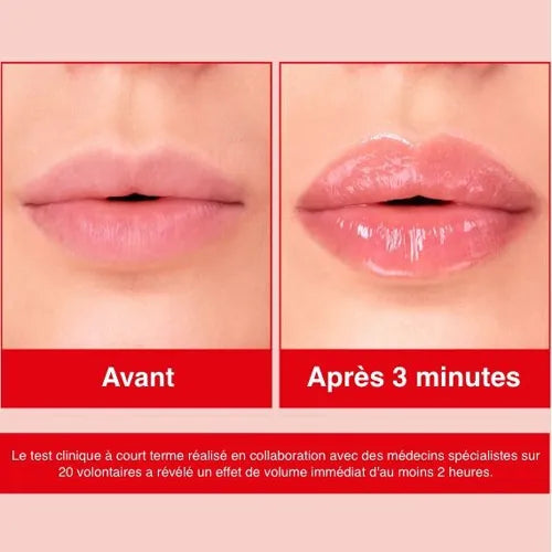 avant après gloss repulpant