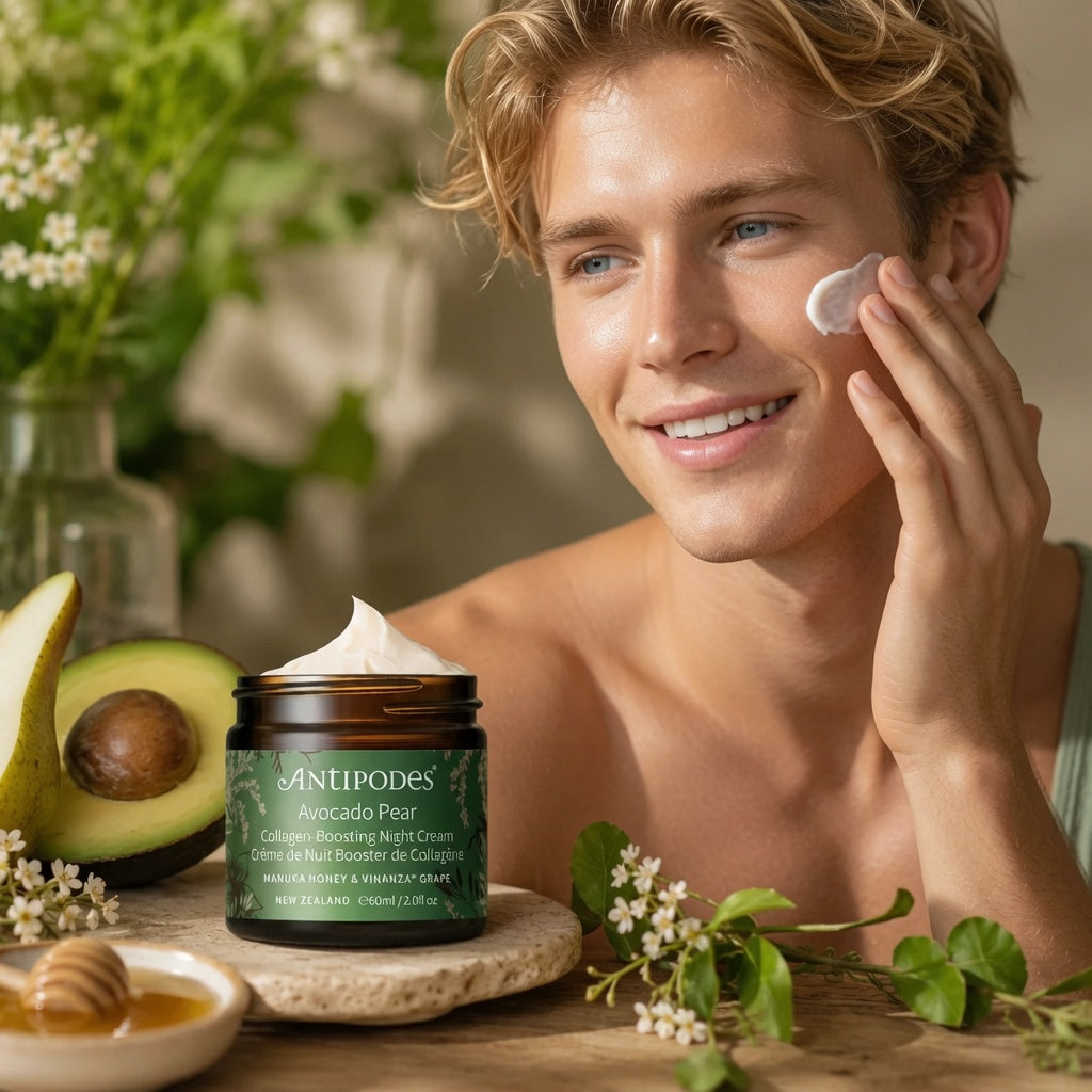 application crème nuit avocat