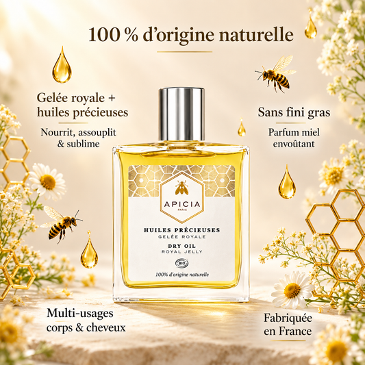 huile sèche gelée royale